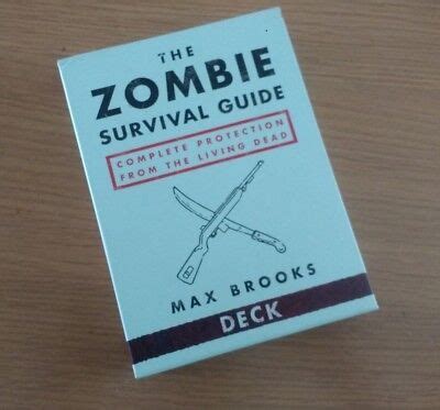 The Zombie Survival Guide - Max Brooks - Deck | eBay