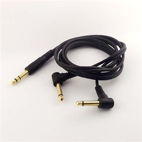 Cable De Audio Est Reo Macho A Dual Mm Mm Negro Pies