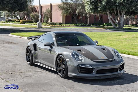 Nardo Grey Porsche 9911 Turbo S Gmg Racing