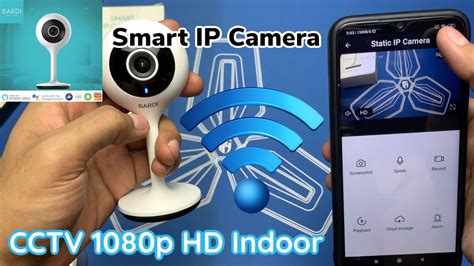 Bardi Smart Ip Camera Cctv P Hd Indoor Wifi Iot Home Automation