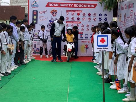 Honda Wheelers Conducts Road Safety Awareness Campaign In Up