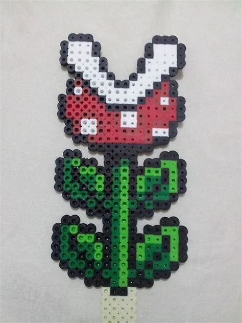 Piranha Plant Perler Beads By Nubererer Diy Perler Bead Crafts