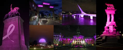 Los Monumentos Se Iluminaron De Rosa Contra El Cáncer De Mama Tendencias Latinspots