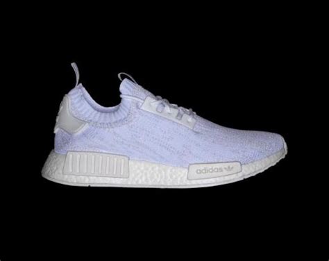 Adidas Nmd R Primeknit Cloud White Glitch Camo Grey One Fx