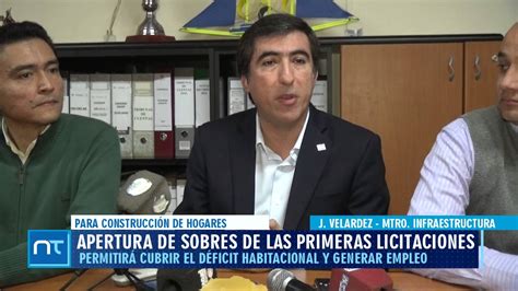 Medios Provincia Apertura De Sobres De Las Primeras Licitaciones Para