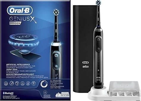 Oral B Genius X 20000n Yapay Zeka Destekli Midnight Black Şarj Edebilir Diş Fırçası Fiyatları