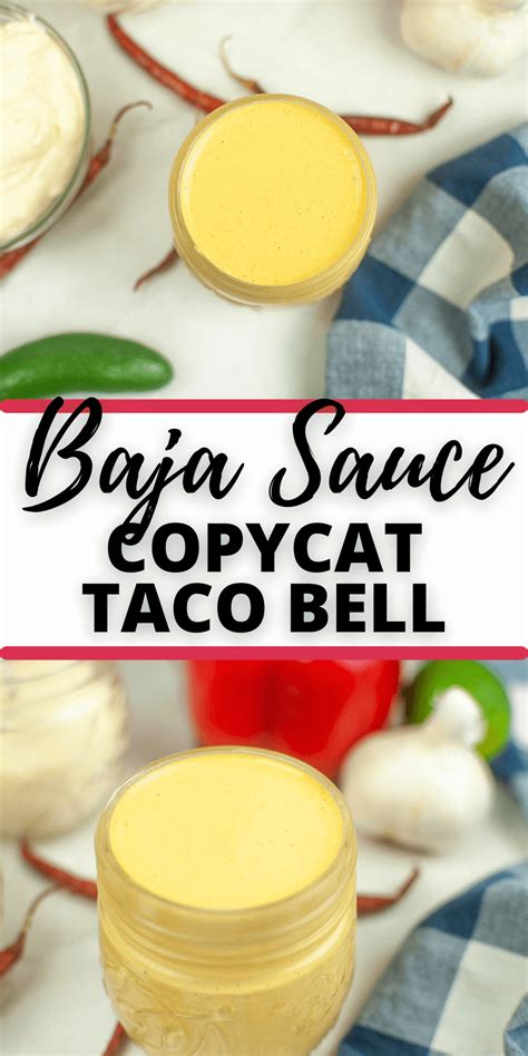 Baja Sauce - Copycat Taco Bell - It Is a Keeper