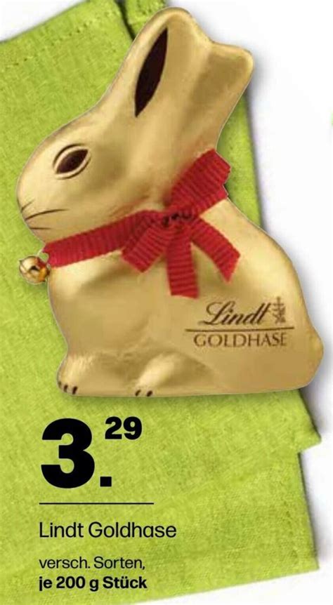 Lindt Goldhase 200 g Stück Angebot bei Handelshof