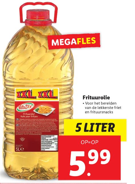 Frituurolie L Aanbieding Bij Lidl