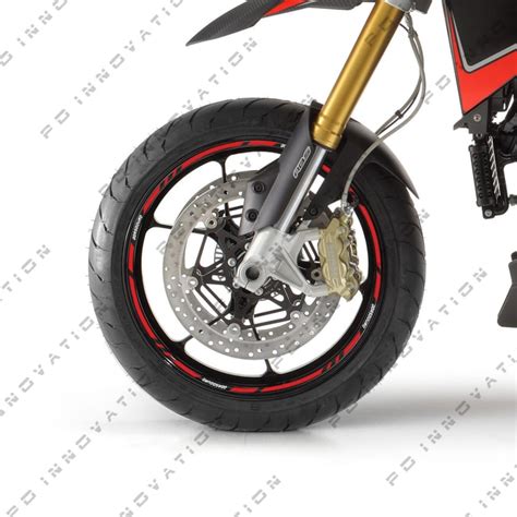 Aprilia Dorsoduro Wheel Rim Stripes With Logos Moto Discovery