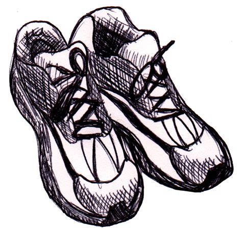 Running Shoes Sketch by DanDanTheArtMan on DeviantArt