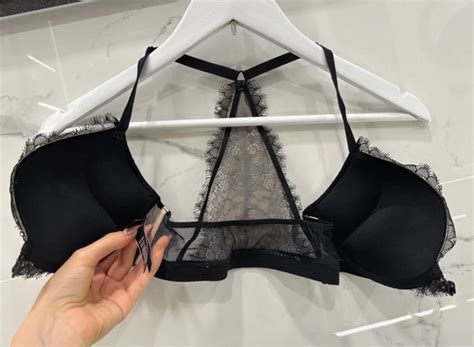 Biustonosz stanik 32B B70 Victorias secret koronkowy duży push up