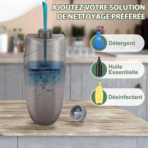 Midyb Balai Serpillère Vaporisateur Balai Serpillère avec 5 Tampons en