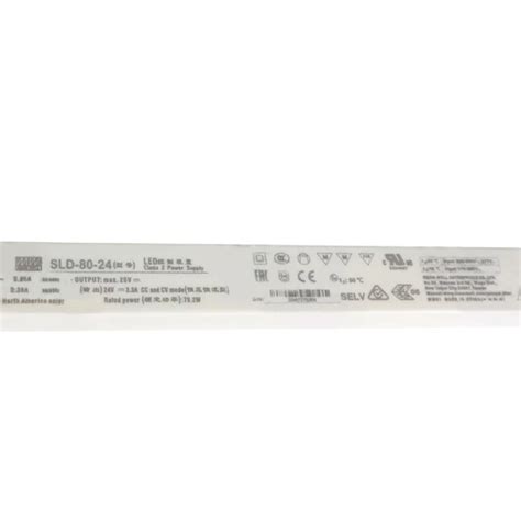 MEAN WELL SLD 80 SLD 80 12 SLD 80 24 80W Constant Voltage Constant