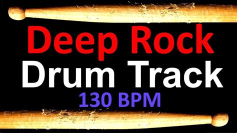 Chill Rock Drum Track 130 Bpm Drum Beat For Bass Guitar Backing Tracks Drum Beats Instrumental 🥁