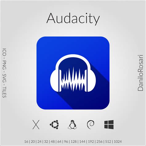 audacity icon pack  danilorosari  deviantart