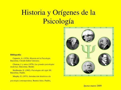 Historia y Orígenes de la Psicología juan cruz uDocz