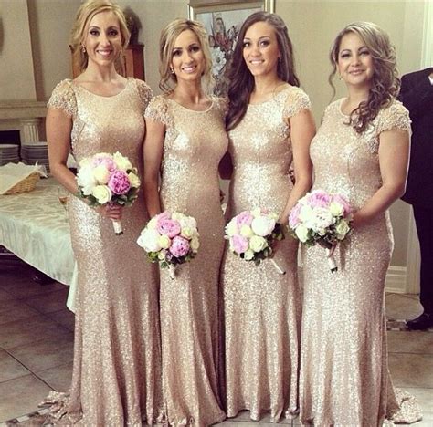 Sequin Bridesmaid Dresses Dressed Up Girl