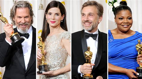 Oscars Acting Winners Posing Together With Trophies (Photos)