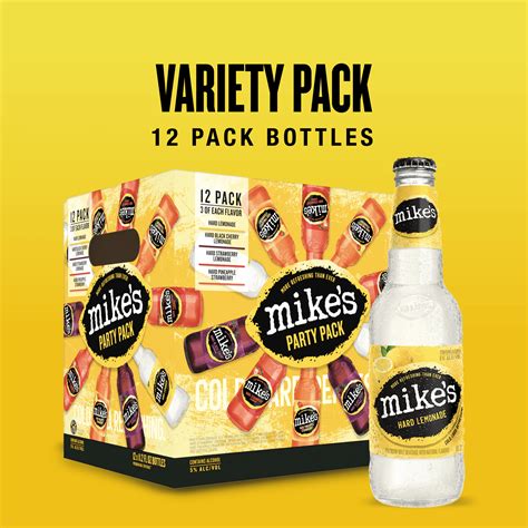 Mike's Hard Lemonade, Variety Pack, 12 Pack, 11.2 fl oz Bottles - Walmart.com