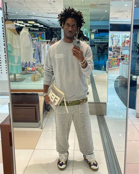 Saint Jhn Wearing A Burberry Sweatshirt With Lanvin Sneakers And A Fendi