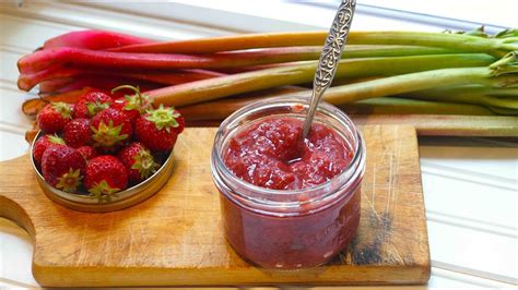 Confiture santé fraise rhubarbe Camille Cuisine YouTube Food