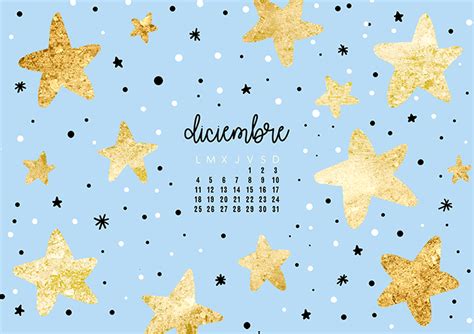 Calendario De Diciembre Imprimible Y Fondo Mlc Estudio Inspiración