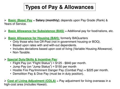 PPT - Army Pay & Allowances How much will you make? PowerPoint ...