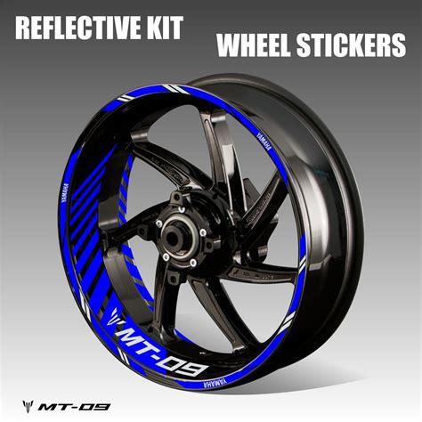 Rim Decals Yamaha MT 09 Stickers Wheel Stripes Rim Tape Yamaha Etsy