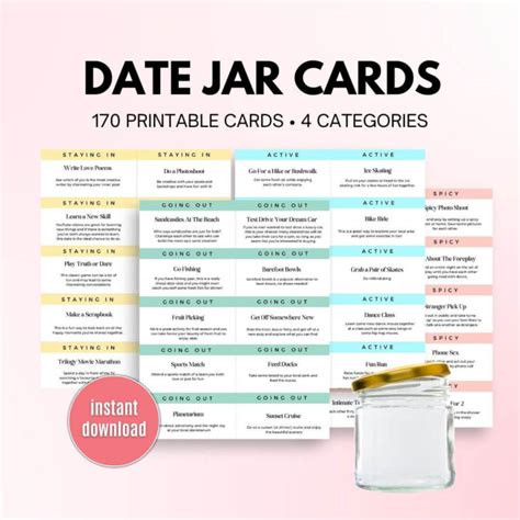 100 Date Jar Ideas: The Ultimate List Of Romantic Activities