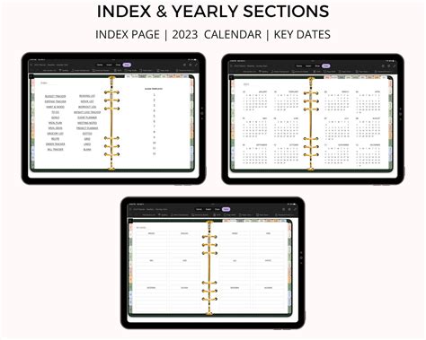 Onenote Planner 2023 Onenote Calendar Onenote Digital - Etsy Canada