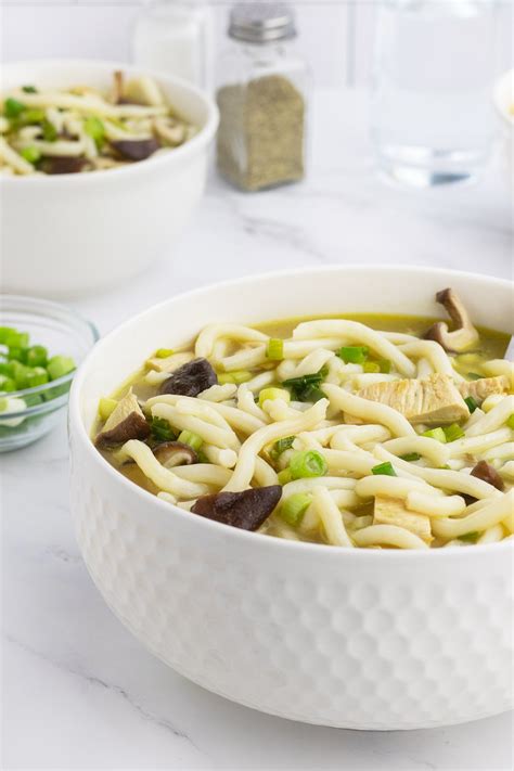 Minute Chicken Mushroom Udon Noodle Soup The Kitchen Magpie