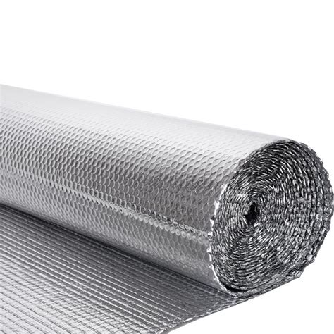 Double Foil Single Layer Air Bubble Wrap Aluminum Insulation Roll 12 X