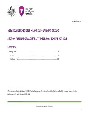 Fillable Online Ndis Quality And Safeguards Commission Fax Email Print