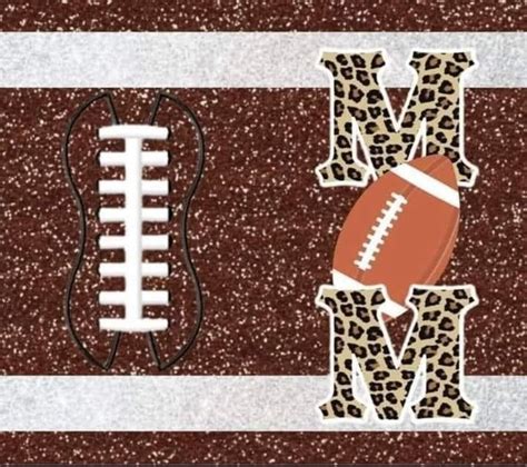 Football Mom Tumbler Wrap Png Etsy