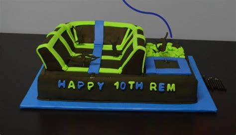 Rem's Trampoline Park Cake - CakeCentral.com