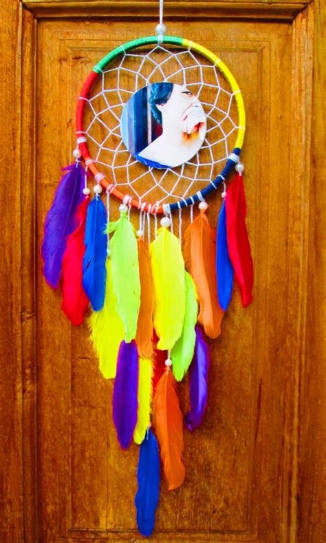 Personalized Dream Catcher With Rainbow Color Etsy Etsy Shop Unique