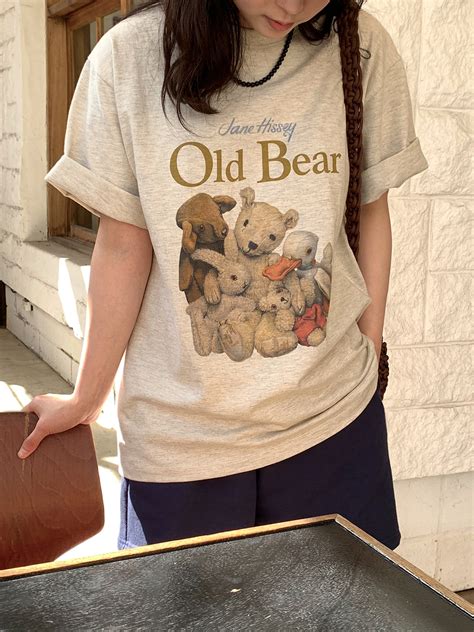 Zemma World Old Bear Printed Short Sleeve Tee Codibook