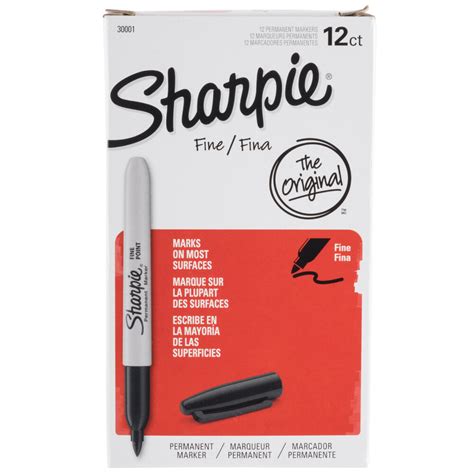 Sharpie Black Fine Point Permanent Markers Webstaurantstore