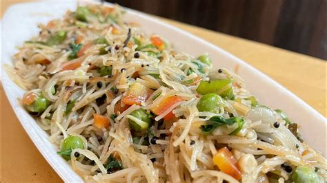 Namkeen Sevai Sevai Upma Savoury Vermicelli Breakfast Recipe