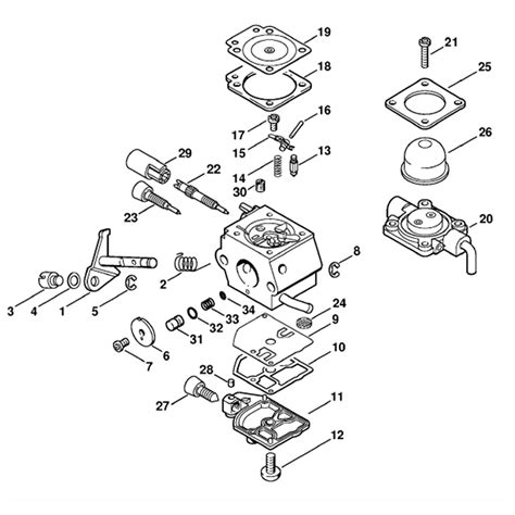 Stihl Km 55 Rc E Dz Engine Km 55 Rc E Dz Parts Diagram Carburetor C1qs66