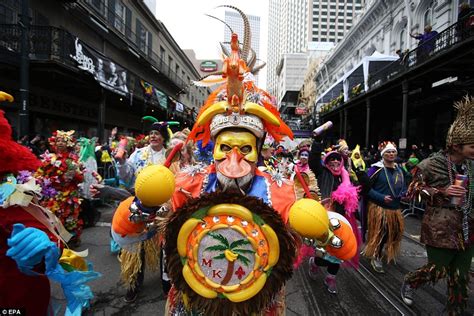 Mardi Gras Revelers In New Orleans Turn Heads With Their Wacky And