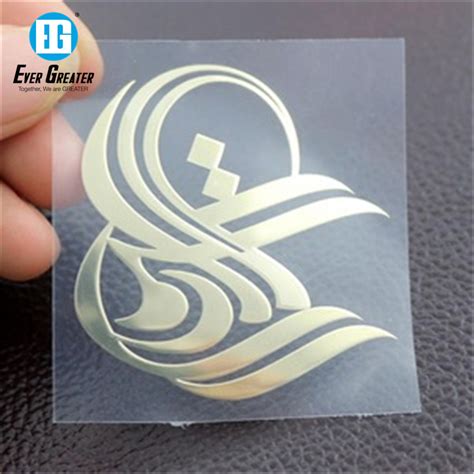 Custom Logo Sticker Electroformed Nickel Sticker China Electroform