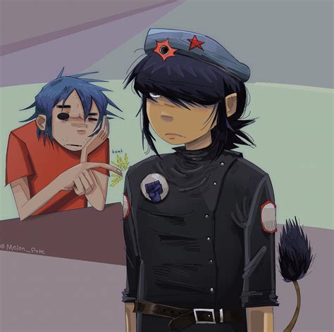 Gorillaz Noodle And Cyborg Noodle