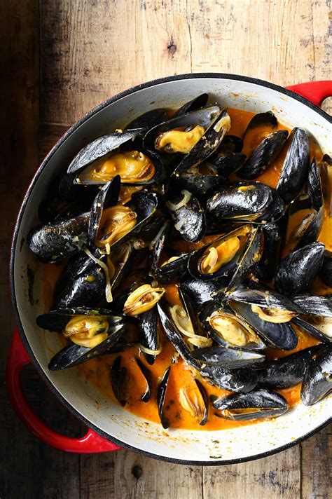 Mussels With Nduja Serving Dumplings