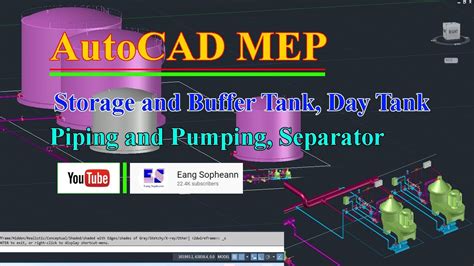 How To Drawing Piping AutoCAD MEP Training YouTube