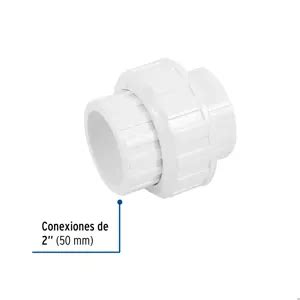 45544 PVC 976 TRUPER Tuerca unión lisa de PVC 2 Foset