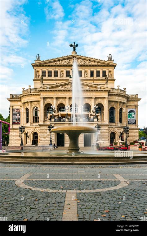 Alte Oper Concert Hall And Former Opera House Frankfurt Hesse