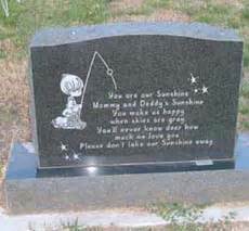 Infant Headstones | Child Infant Grave Marker and Monuments