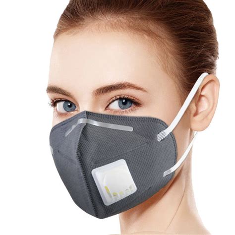 Anti Virus Ffp2 Respirator Mask One Way Valves No Contra Flow For